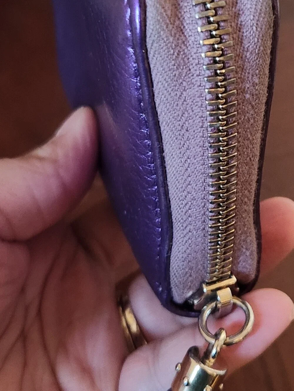 Gucci Soho Disco Leather Zip Coin Purse Wallet - Picture 3 of 9